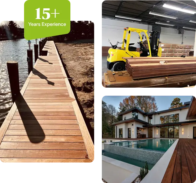 Amazon Hardwoods experts providing guidance on premium tropical hardwood products