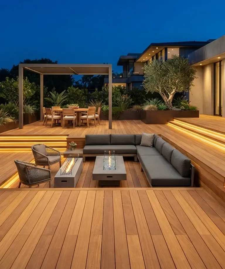 Premium Garapa hardwood decking boards