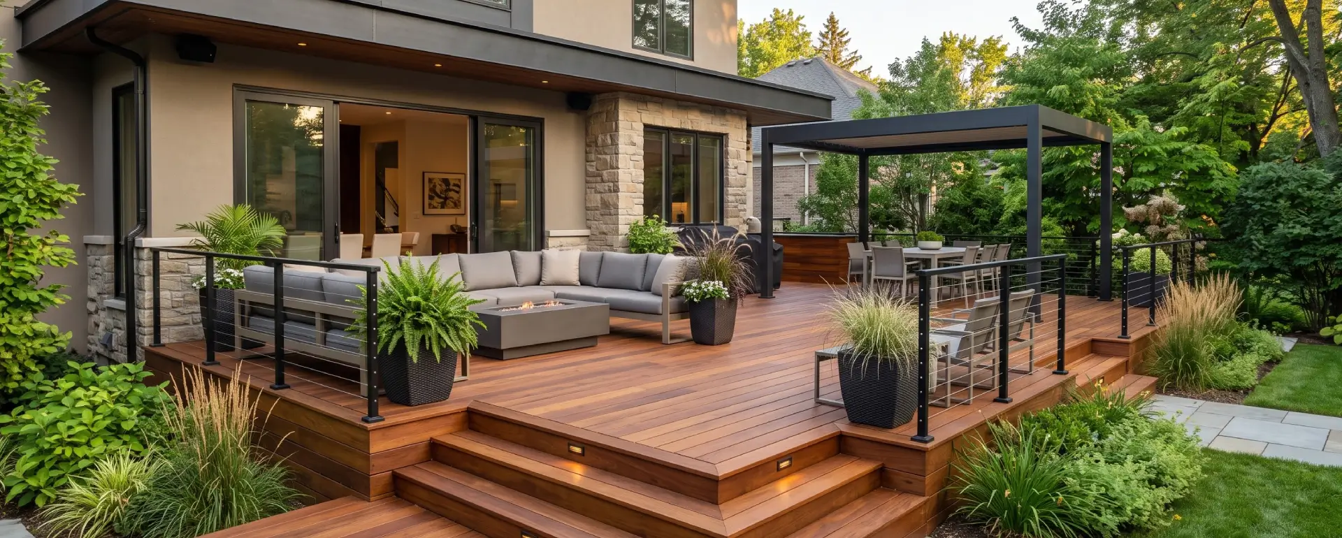 Amazon Hardwoods products for outdoor construction and architectural projects