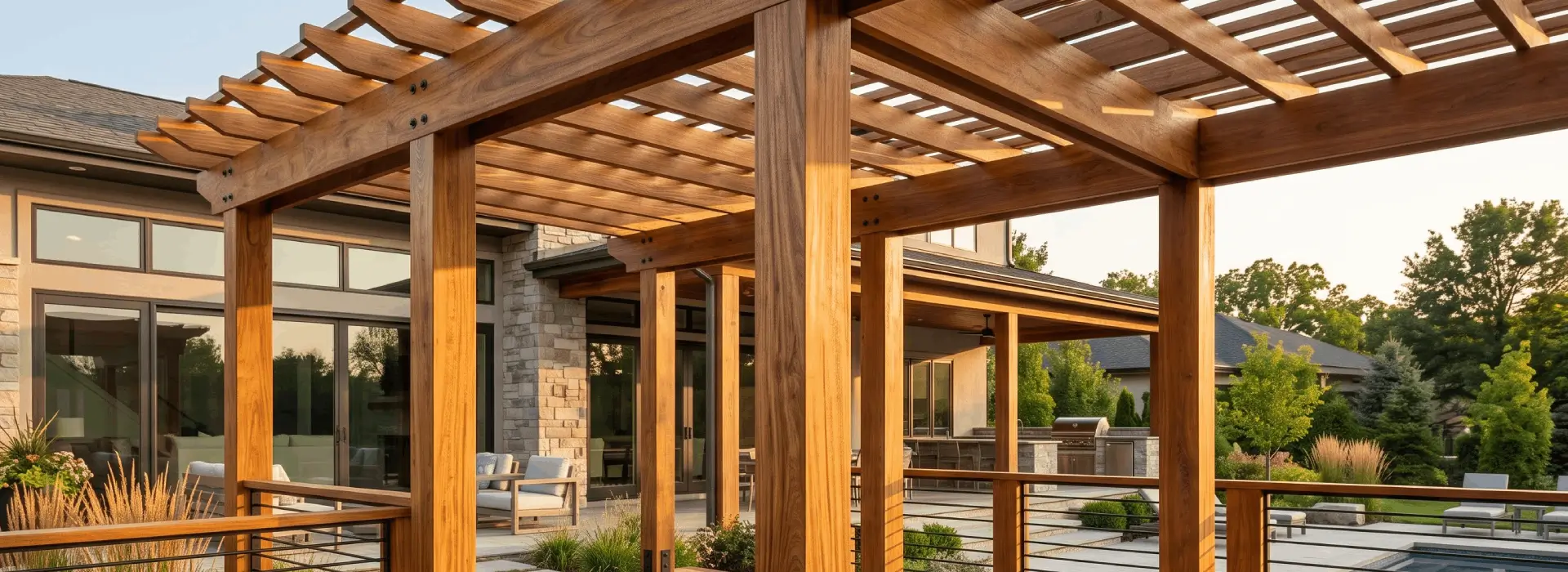 Premium Cumaru deck posts for outdoor decks and railing systems