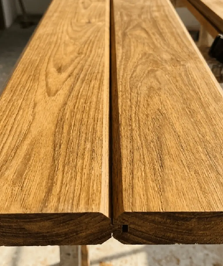 Cumaru V-Groove T&G V45 hardwood