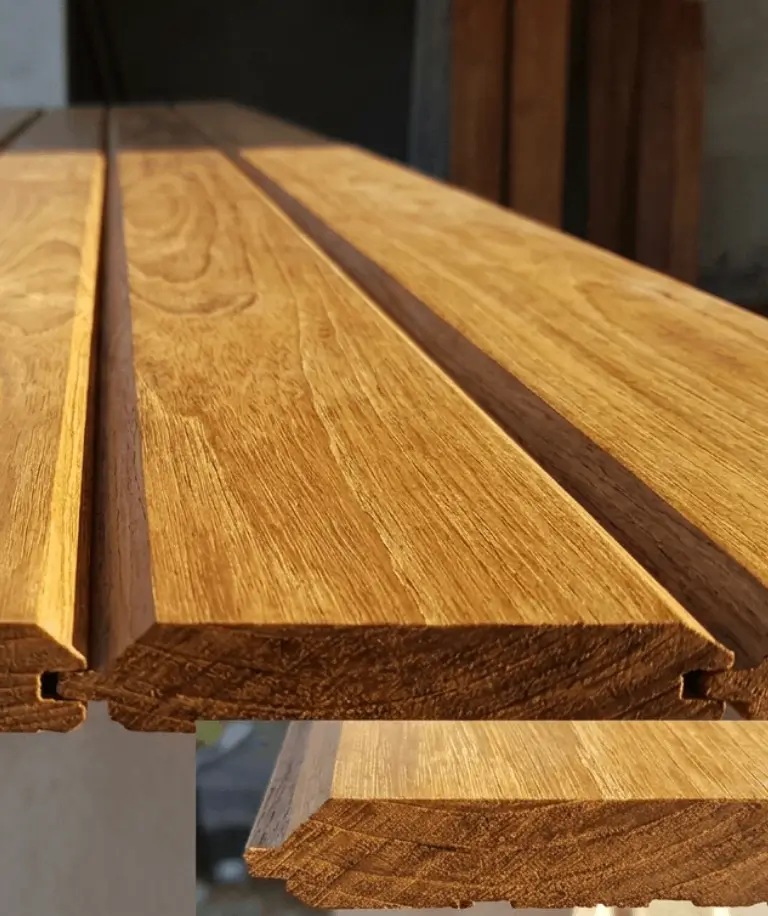 Garapa V-Groove T&G V45 hardwood