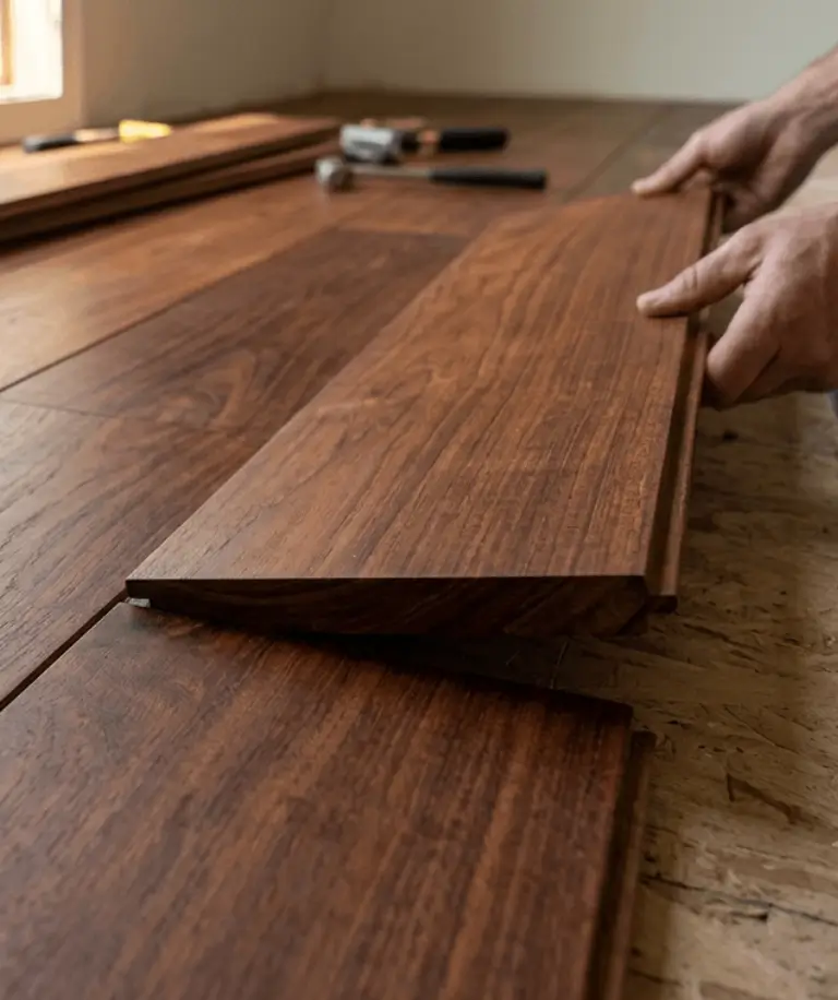 Ipe tongue and groove boards for exterior ceilings and siding