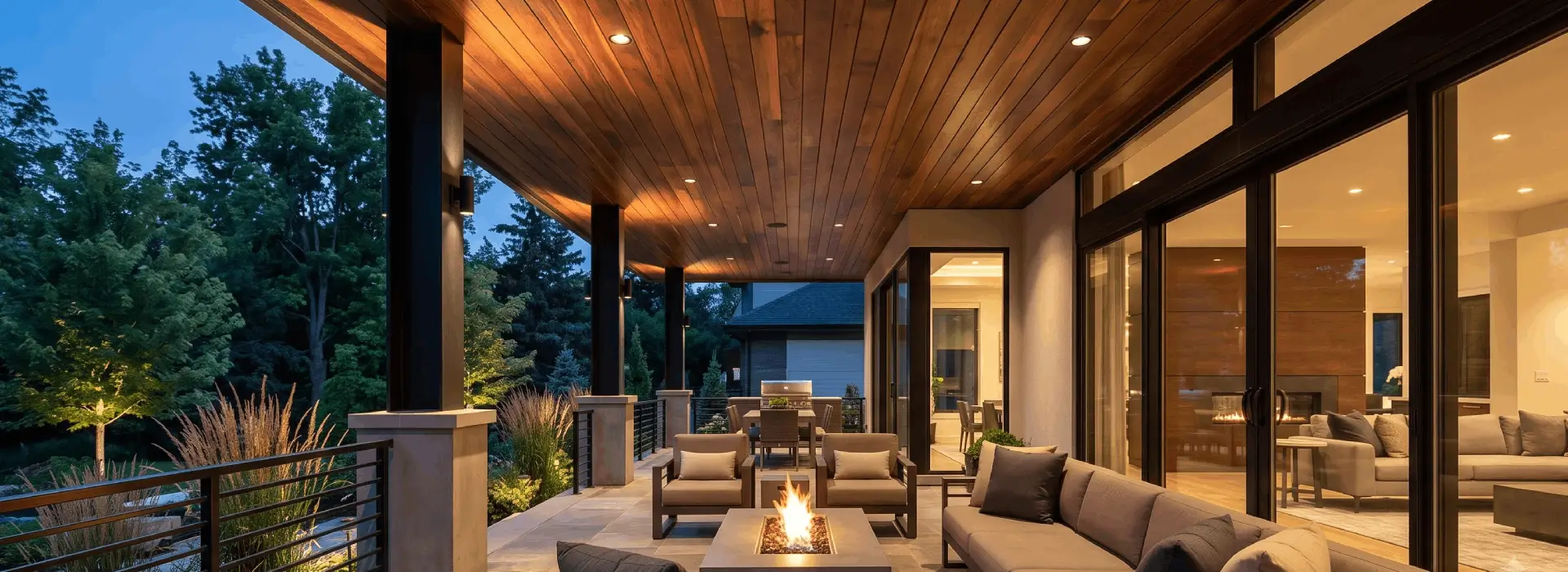 Premium Ipe Tongue & Groove hardwood boards for ceilings and soffits