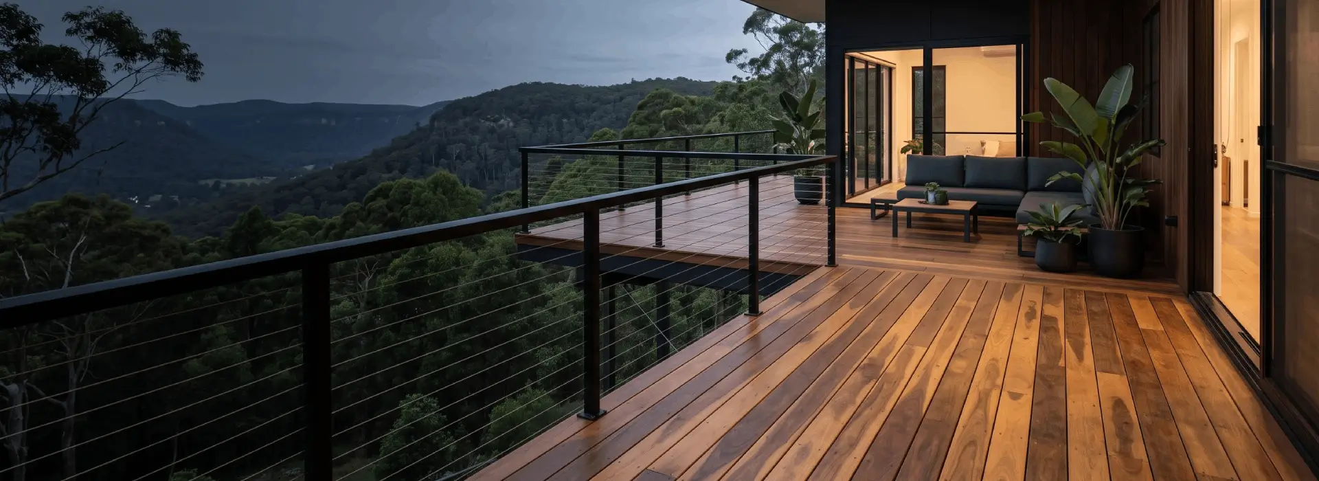 Premium hardwood balcony for outdoor living