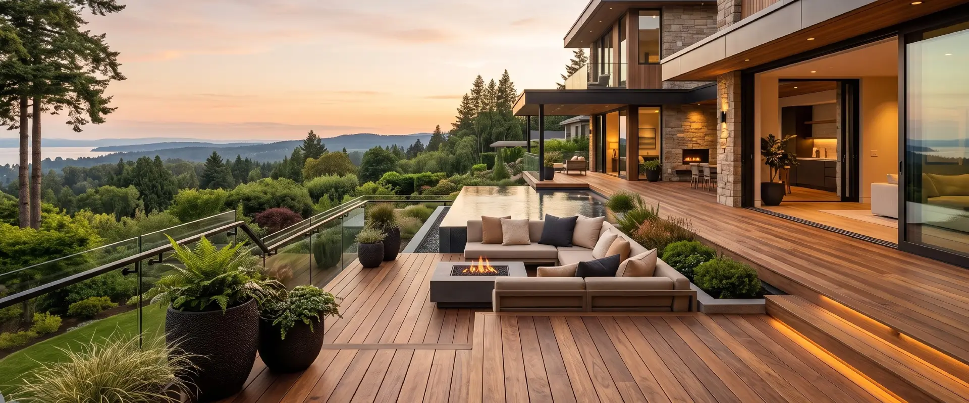 Premium tropical hardwood decking for outdoor living